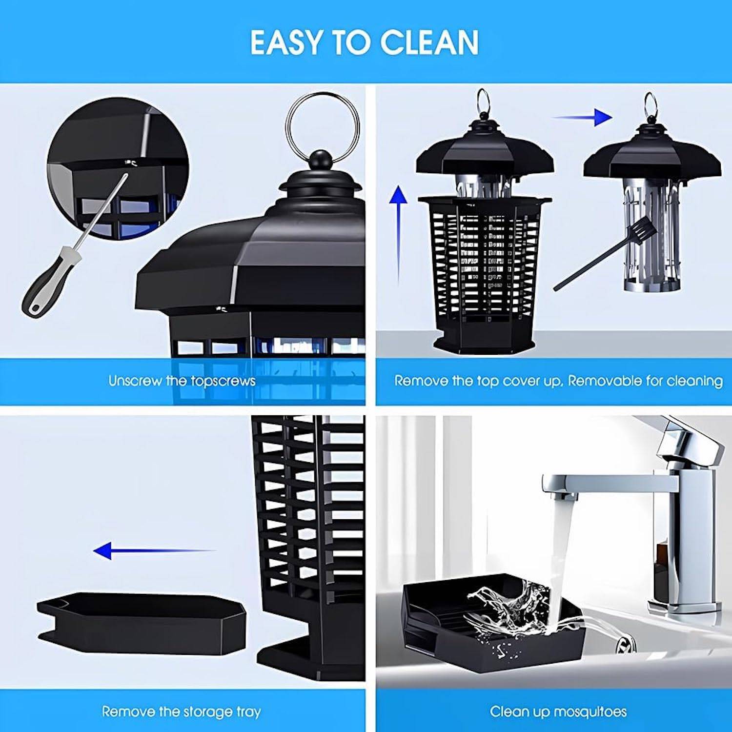 Outdoor Electric Bug Zapper Light 4