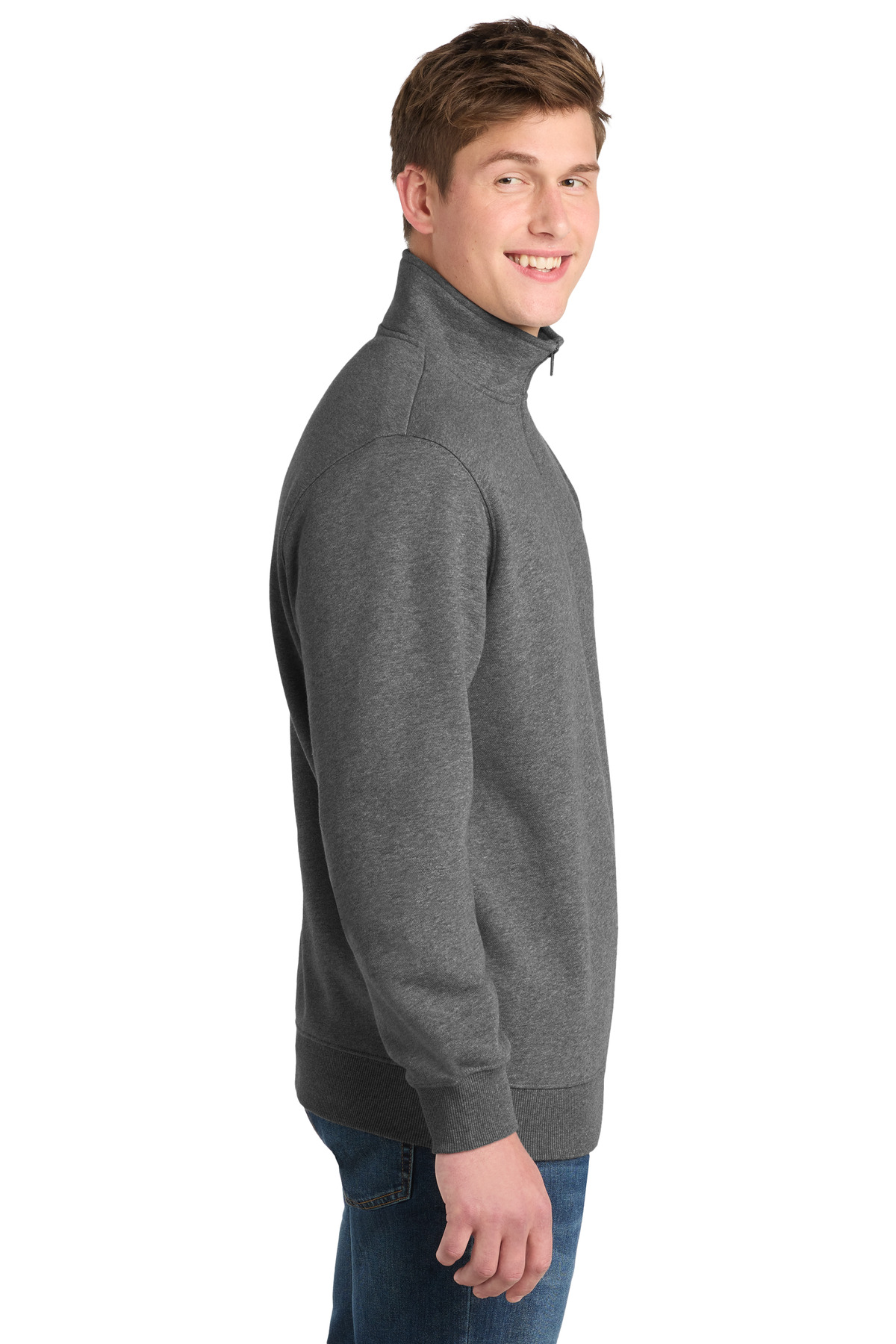 Sport-Tek 1/4-Zip Sweatshirt. ST253, custom hoodie or sweatshirt with logo imprint 45