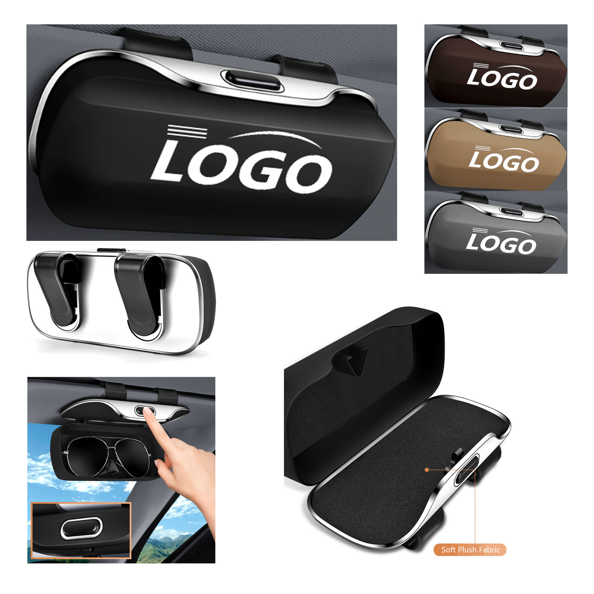 Car Sunshade Eyeglass Case 2