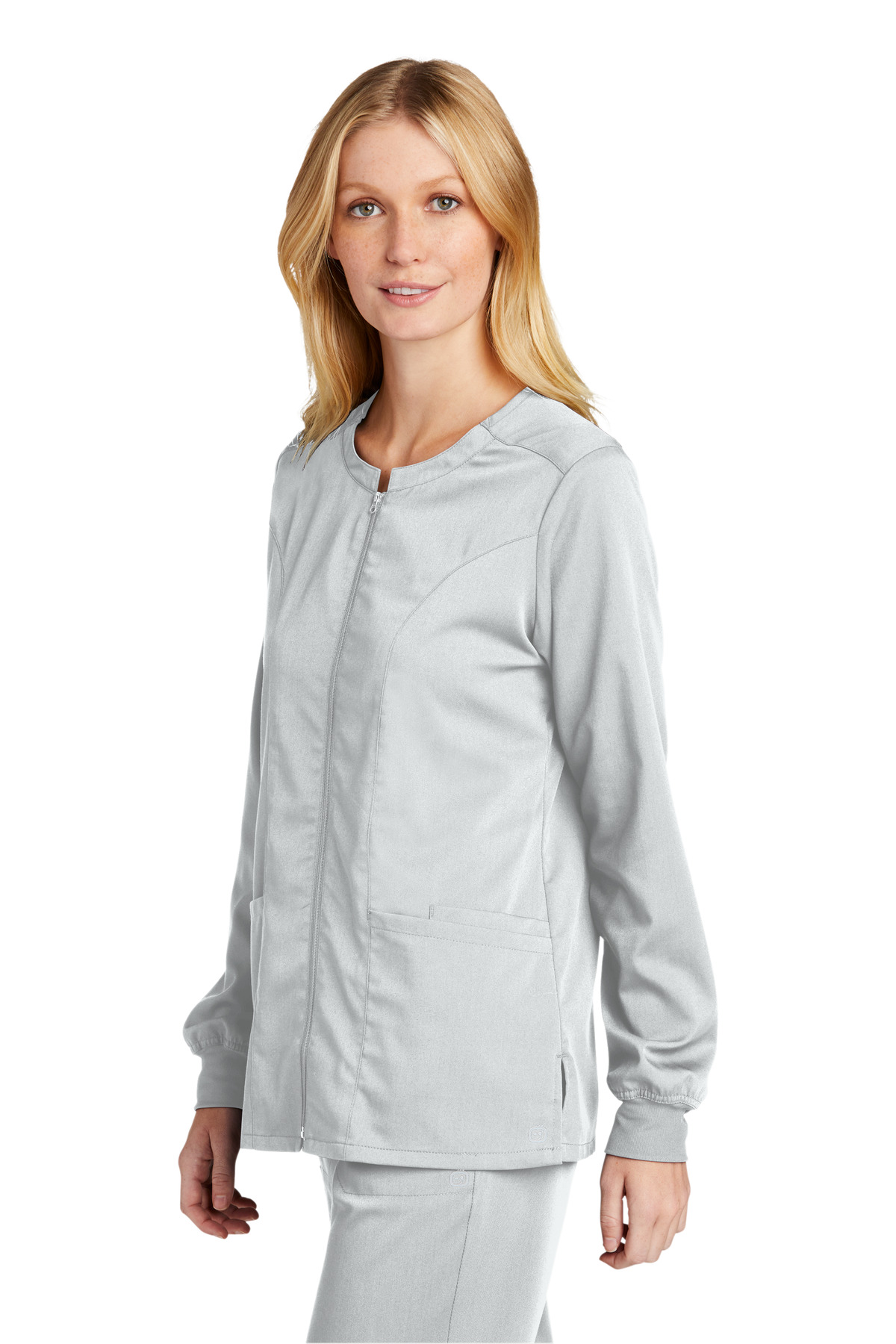 Wink Women's Premiere Flex Full-Zip Scrub Jacket WW4088 61