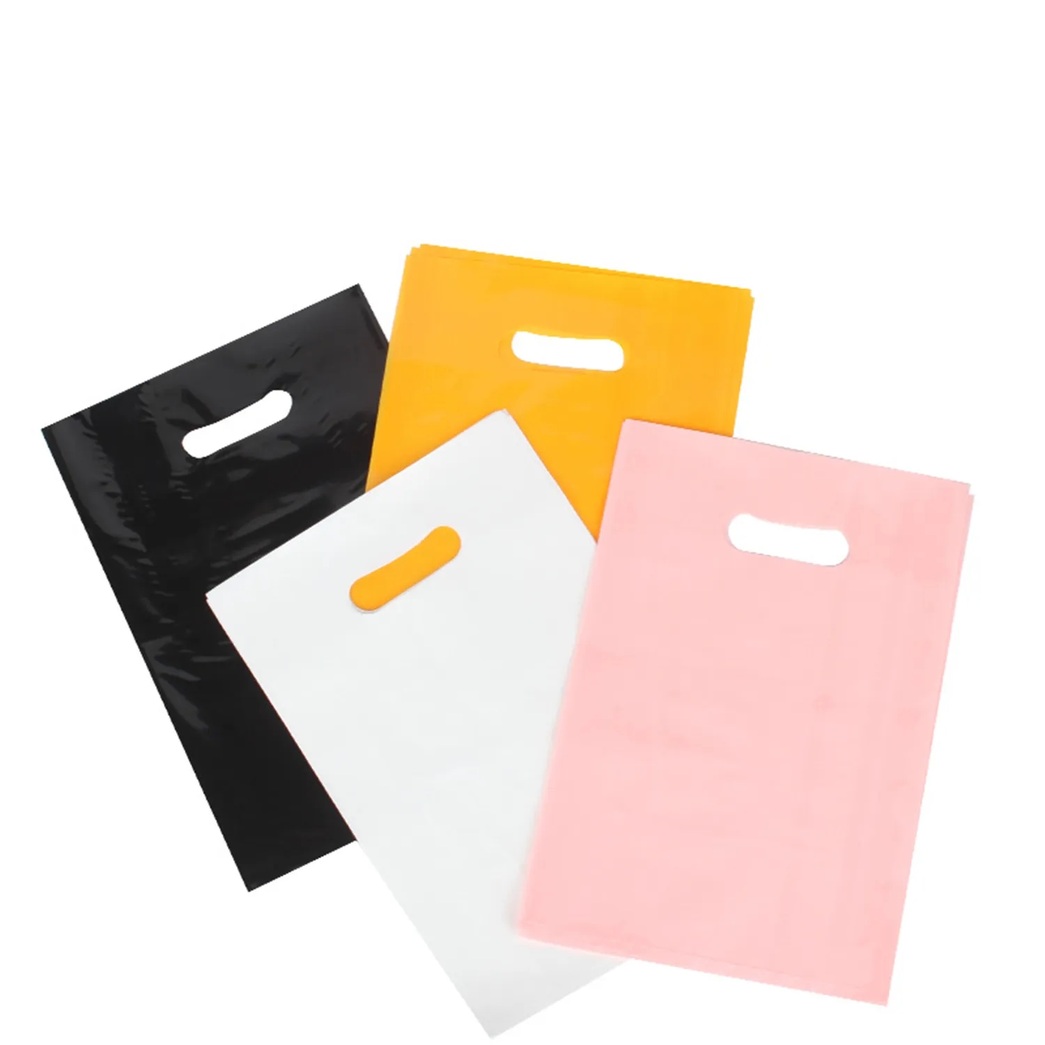 Die Cut Fold-Over Reinforced Plastic Bag 8