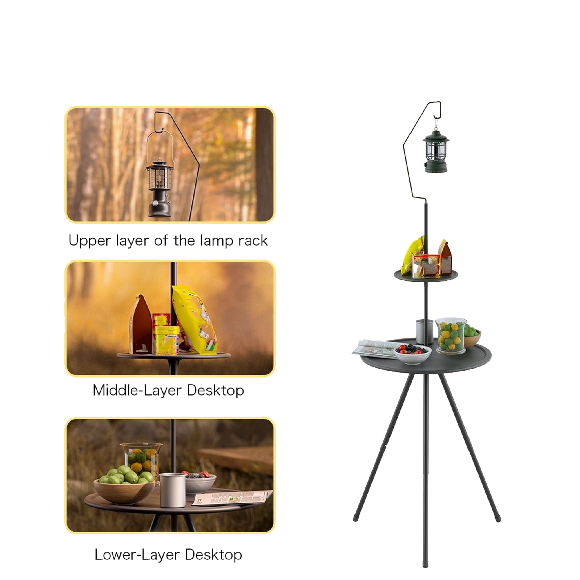 MOQ50 Portable Small Round Table For Picnic 3