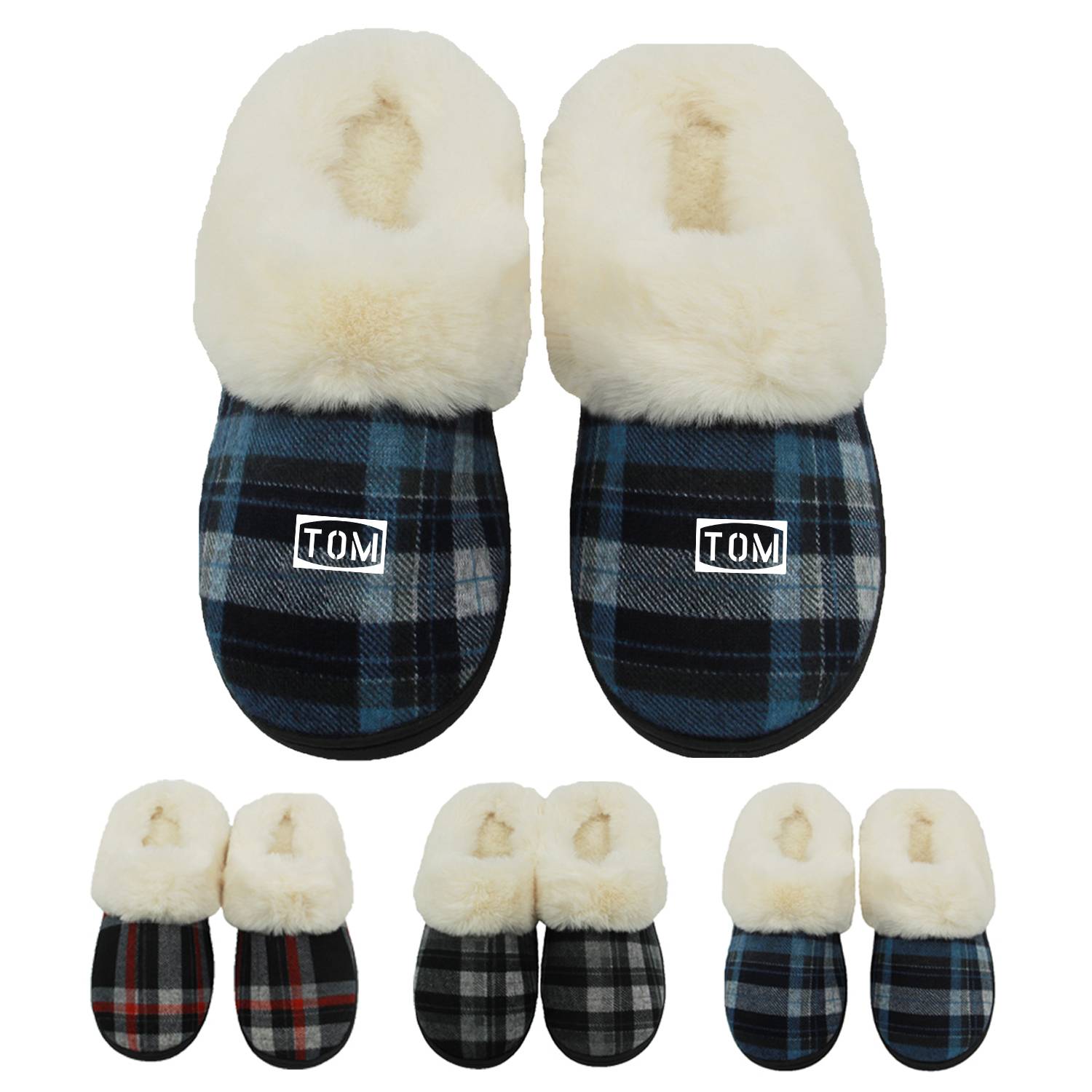Winter New Home Indoor Soft Sole Baotou Cotton Slippers 1