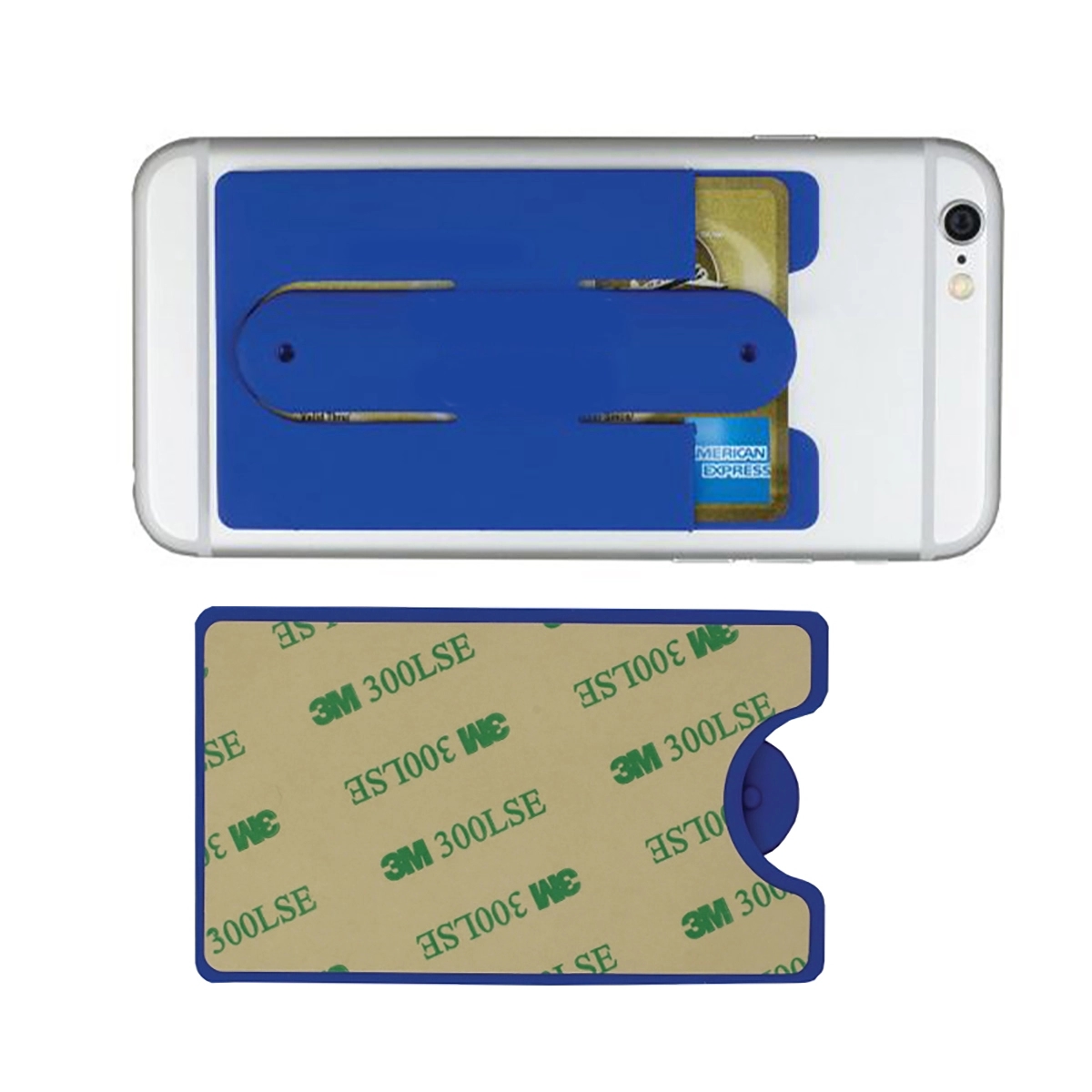 Two Function Soft Silicone Cell Phone Kickstand & Wallet 4