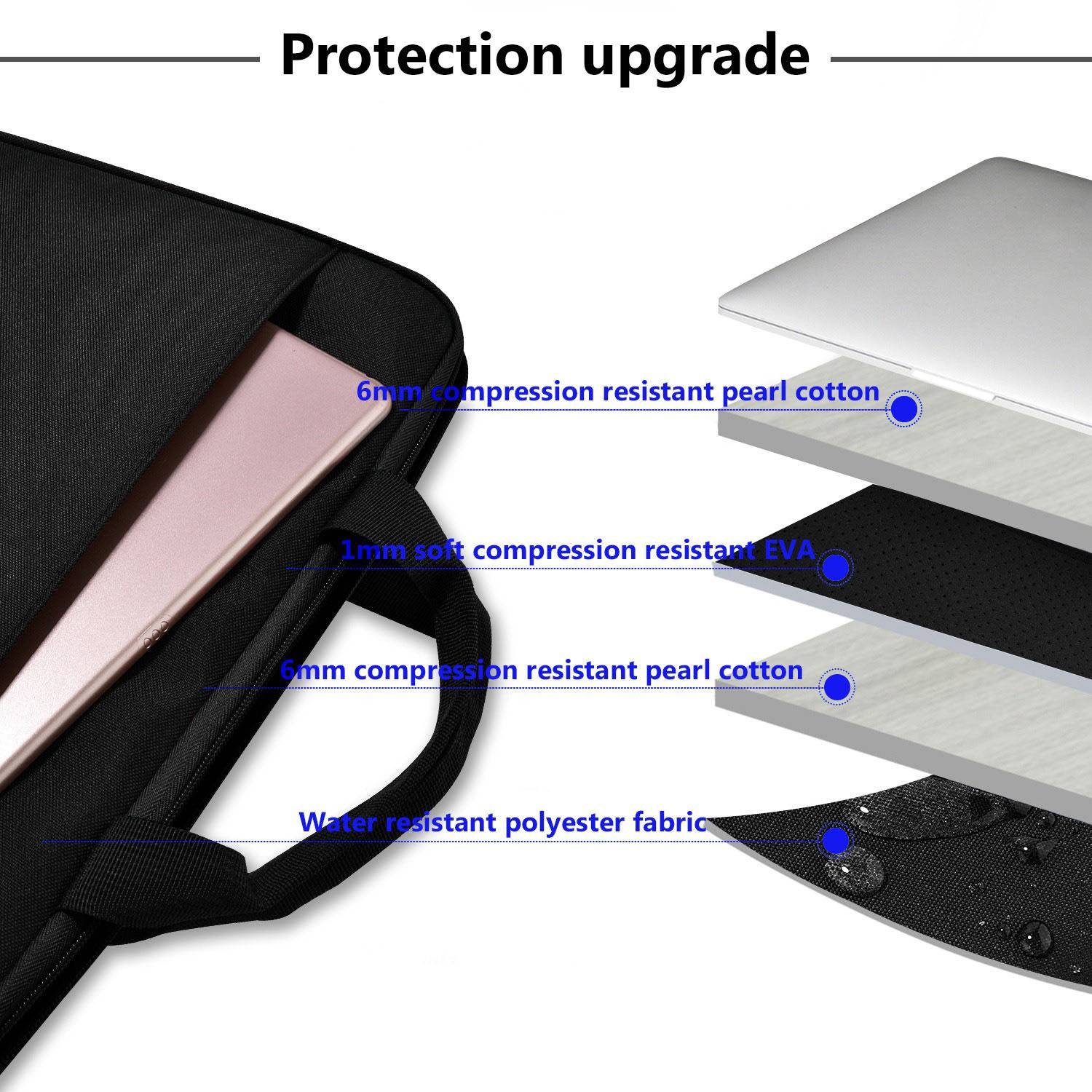 13 Inch Waterproof Polyester Laptop Sleeve 16