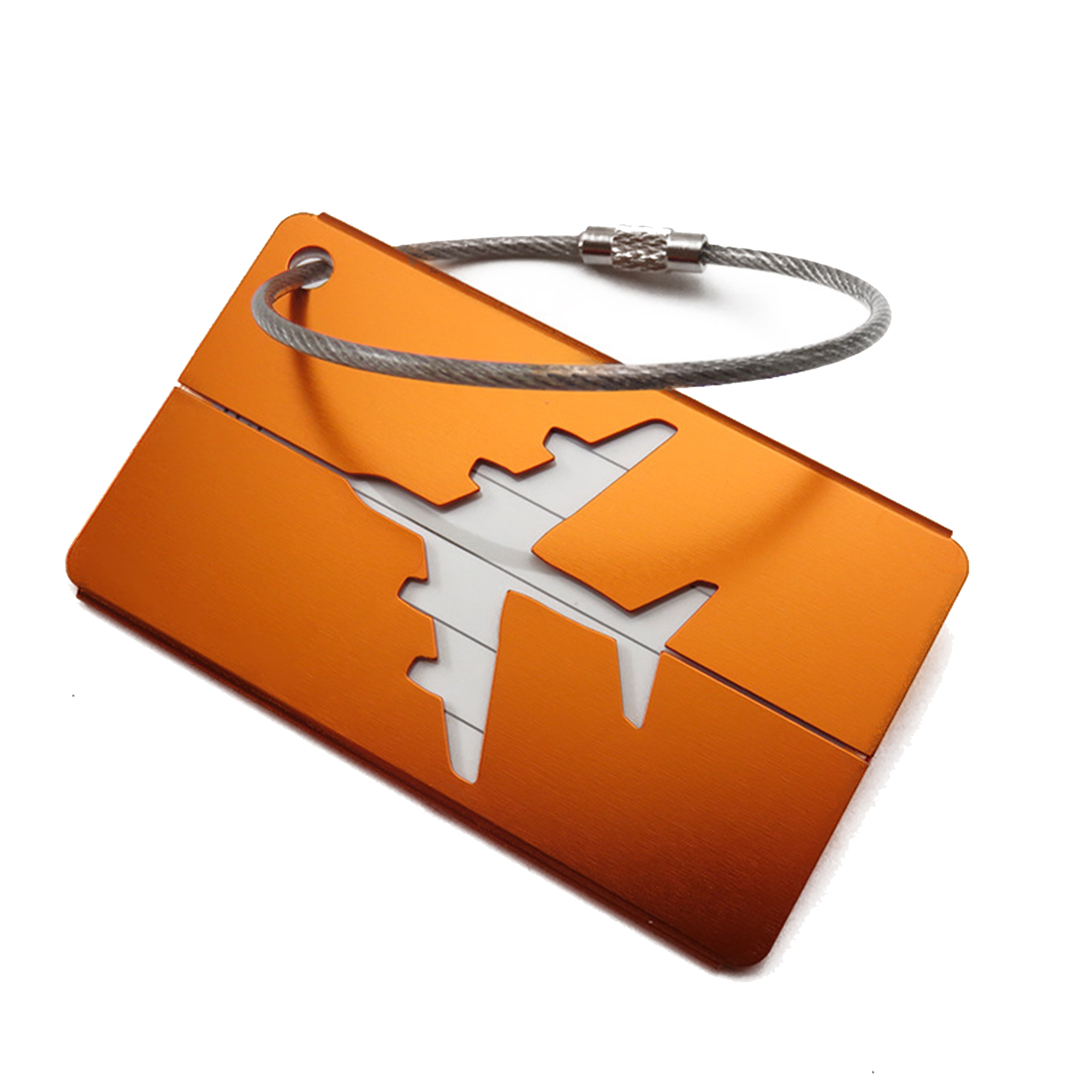Aluminum Airplane Luggage Tag 8