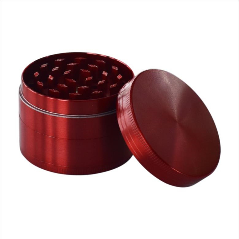 Premium Aluminum Alloy Herb Grinder 2.45 Inches 4 Piece Metal Grinder with Pollen Catcher 2