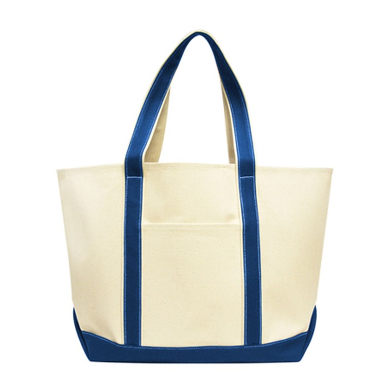 16 oz. Heavy Duty Durable Cotton Canvas Tote Bag Boat Bag 13
