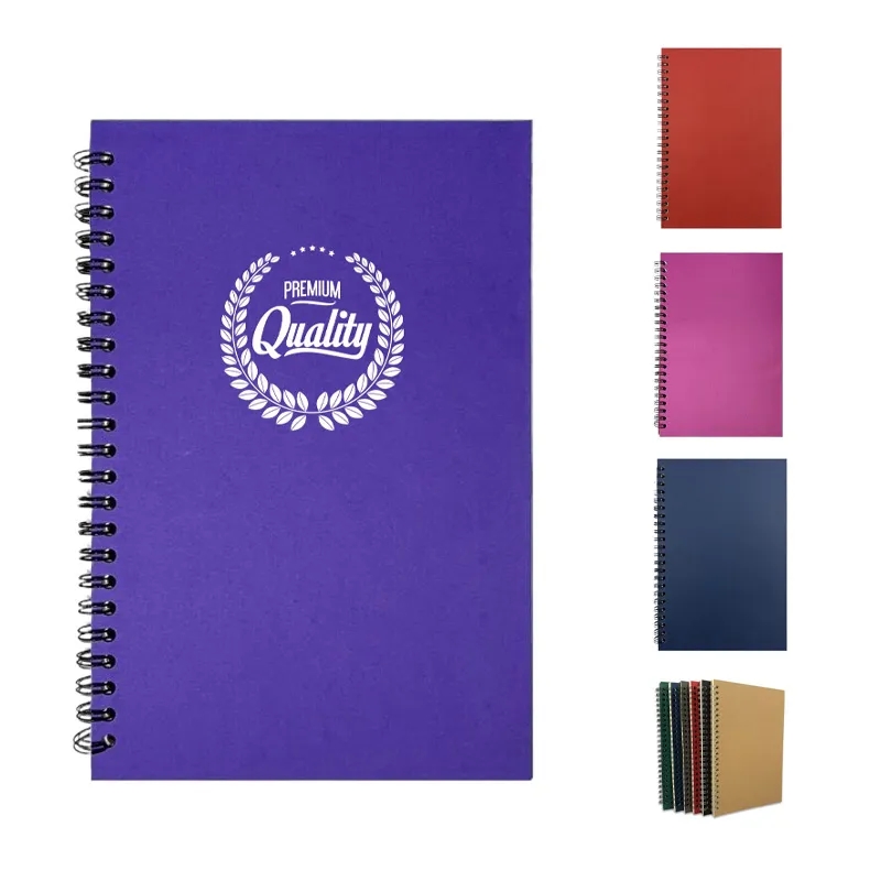 A5 Kraft Cover Spiral Lined Notebook 3