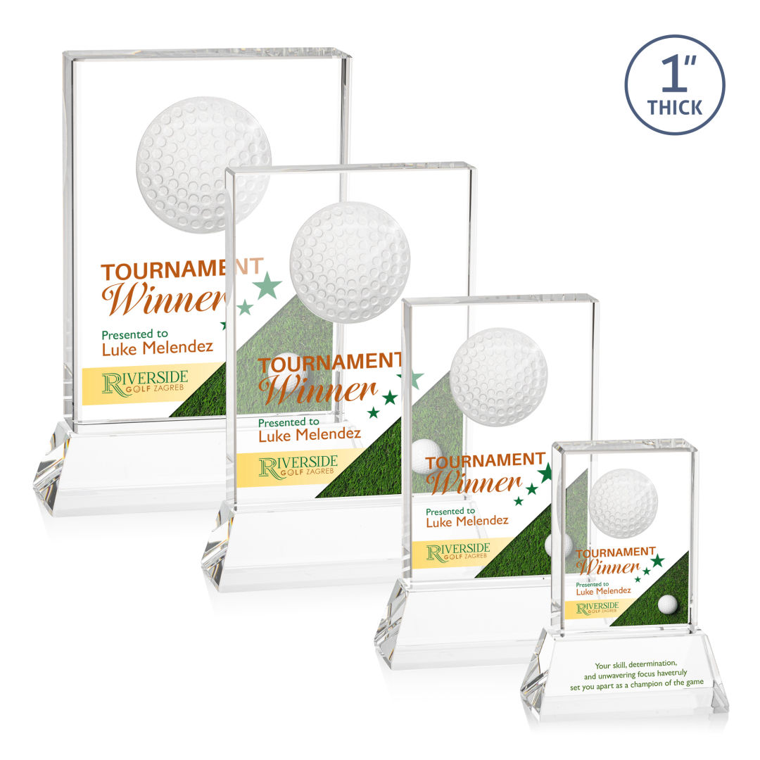 Pennington Golf VividPrint™ Award on Base - Clear