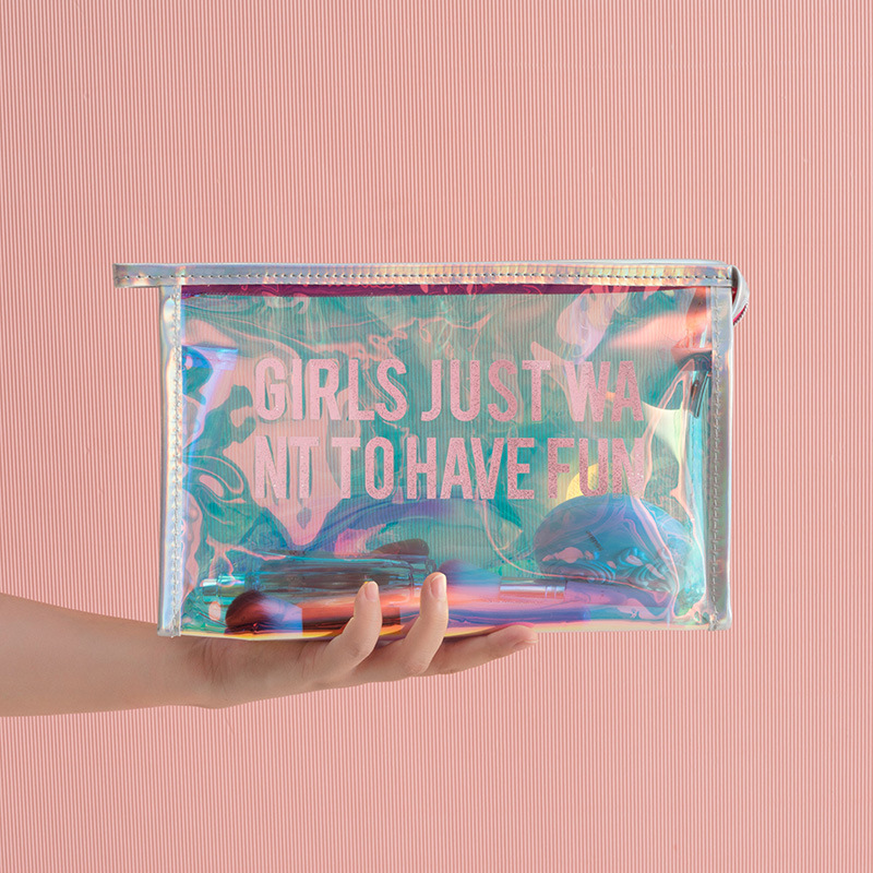 Holographic Toiletry Bag Cosmetic Bag 7