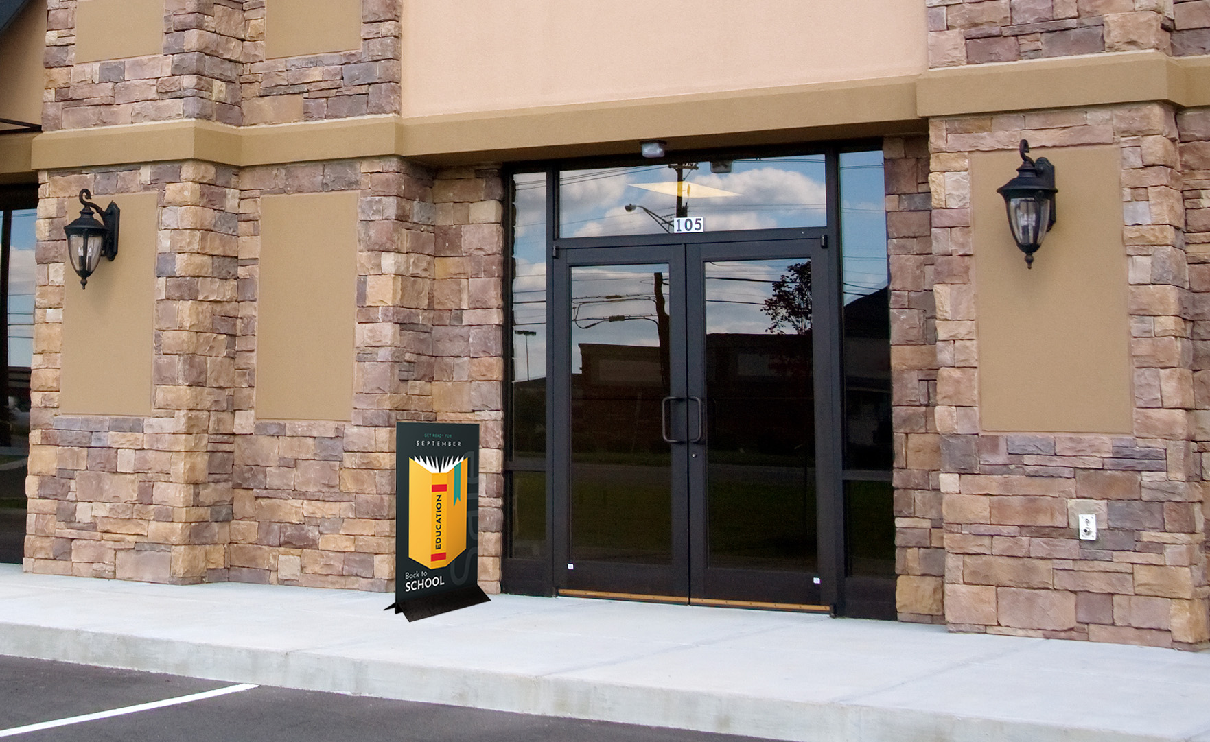 24" Freestanding Sign Holder 3
