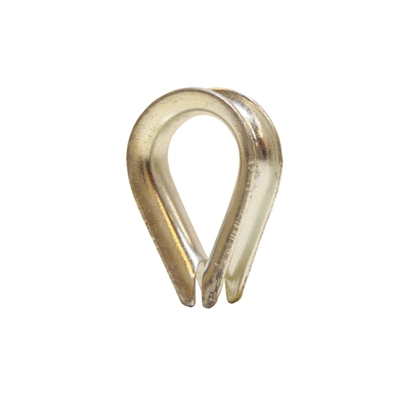 1.25" x 2.25" Plated Steel Thimble 1