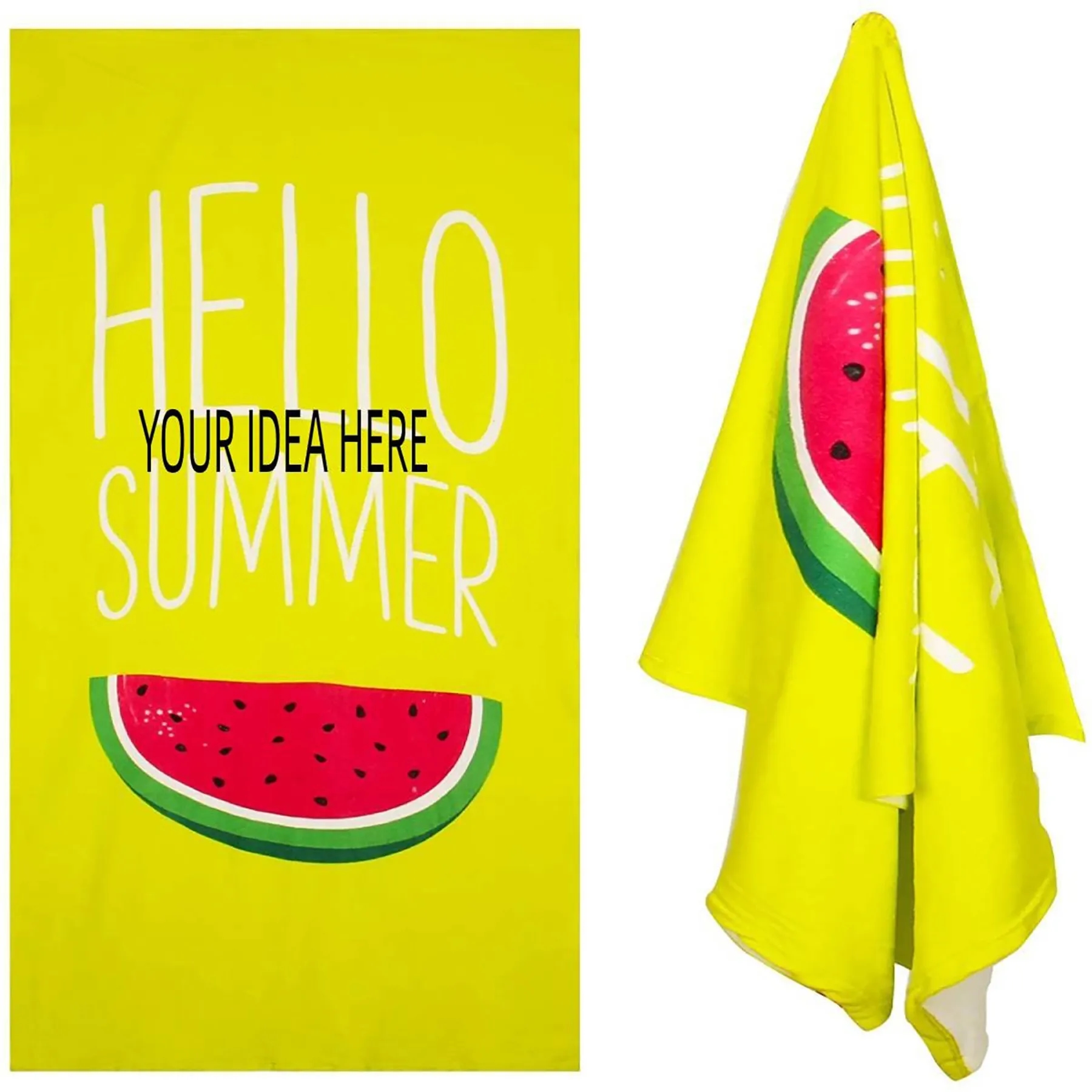 MOQ50Pcs Full Color 30" x 60" Beach Towel 2