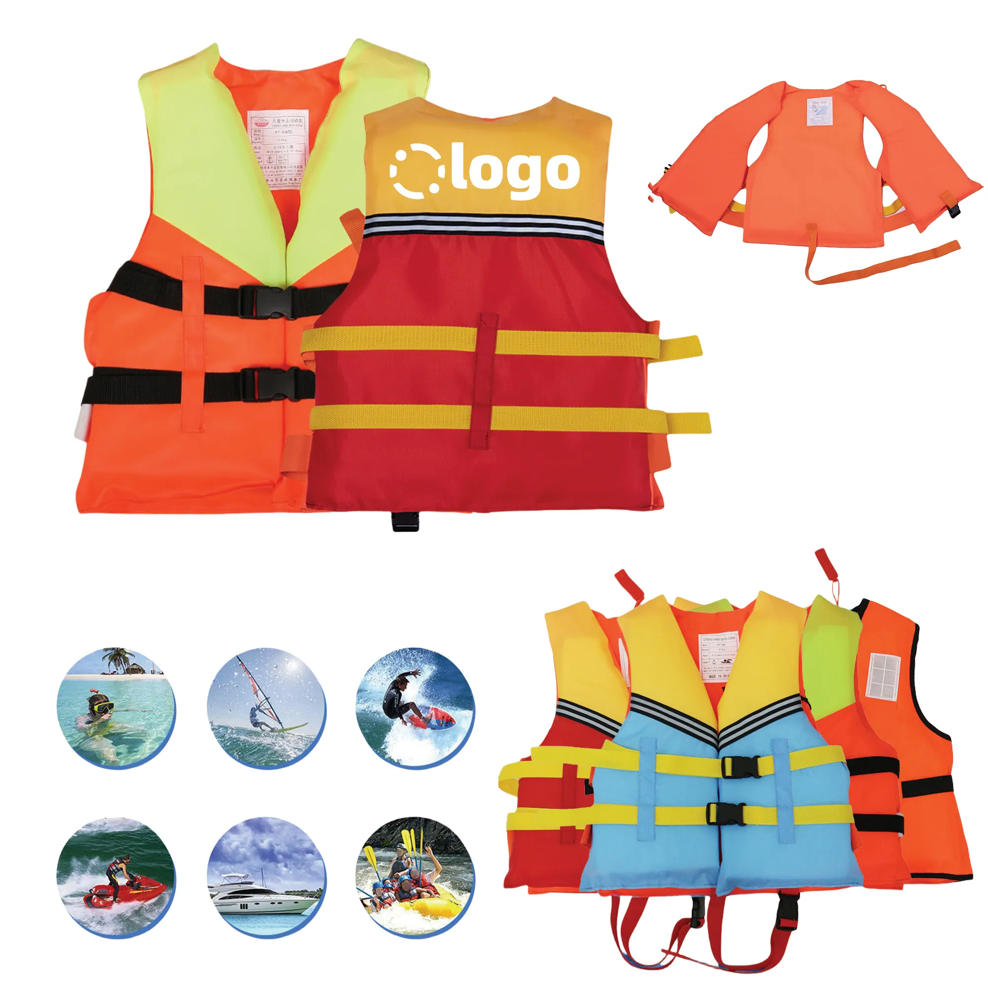 Portable Oxford Cloth Children's Life Jacket 3