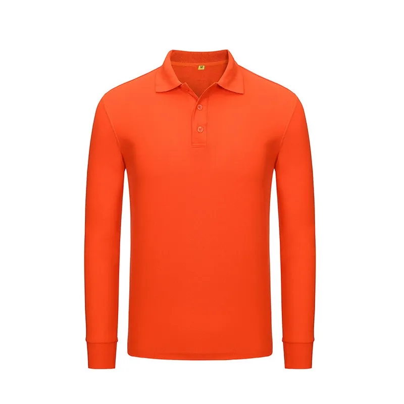 Custom Long Sleeve Stretch Tech Polo Shirt 13