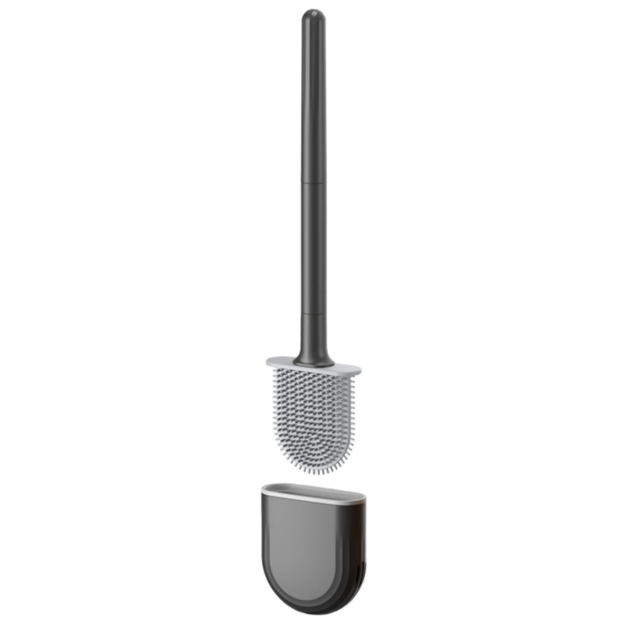 Soft TPR Wall - Mounted Detachable Handle Toilet Brush 1