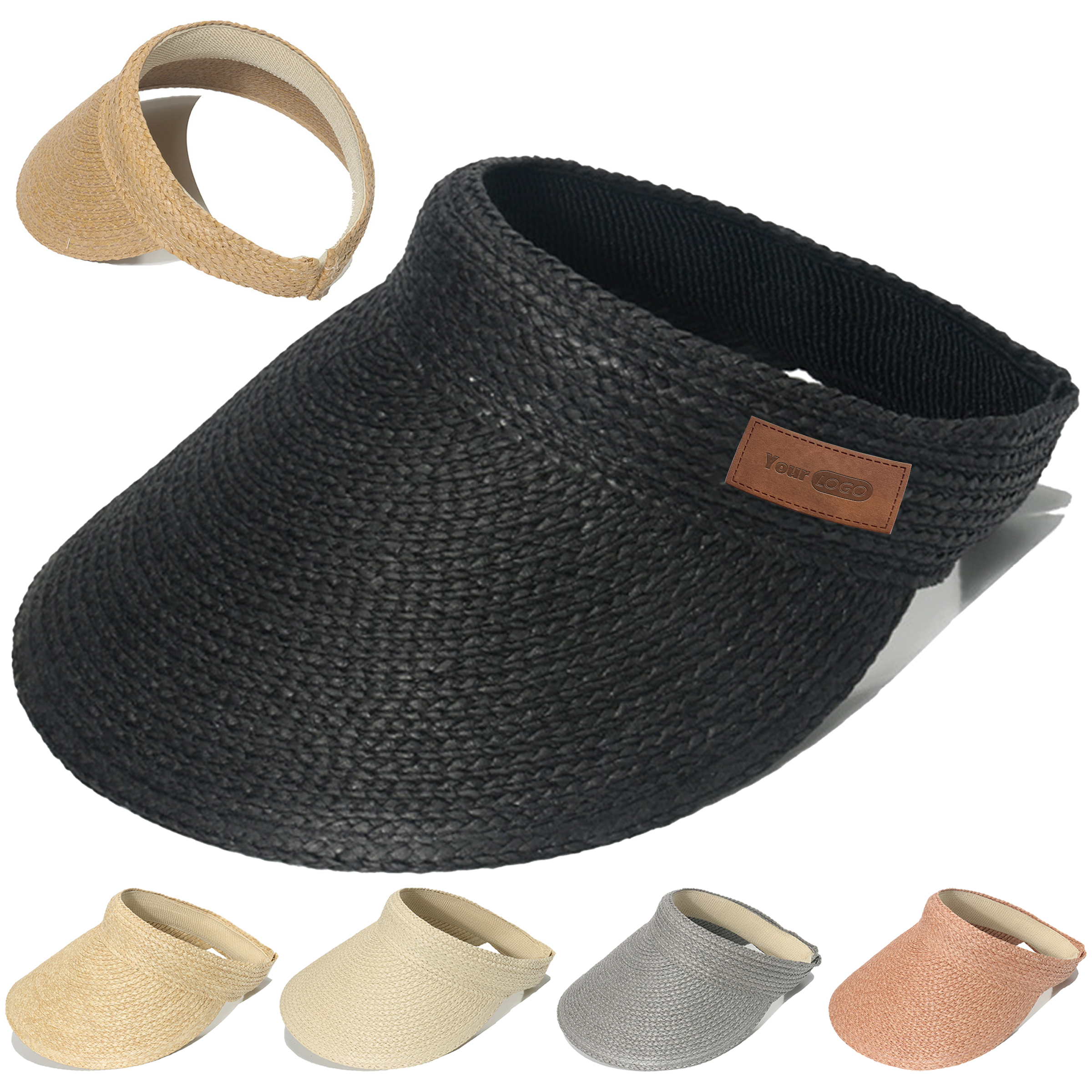 Straw Sunscreen And Sunshade Top Hat 8