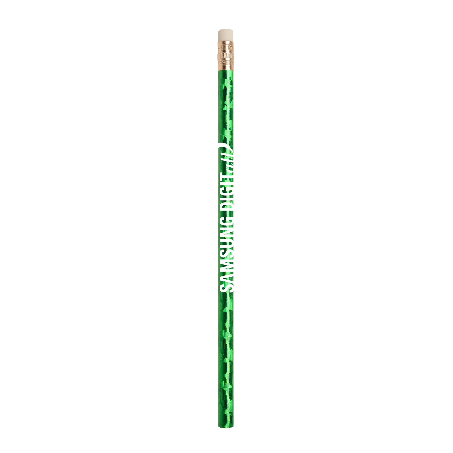 Prismatic Foil Wrap Wooden Pencil 10