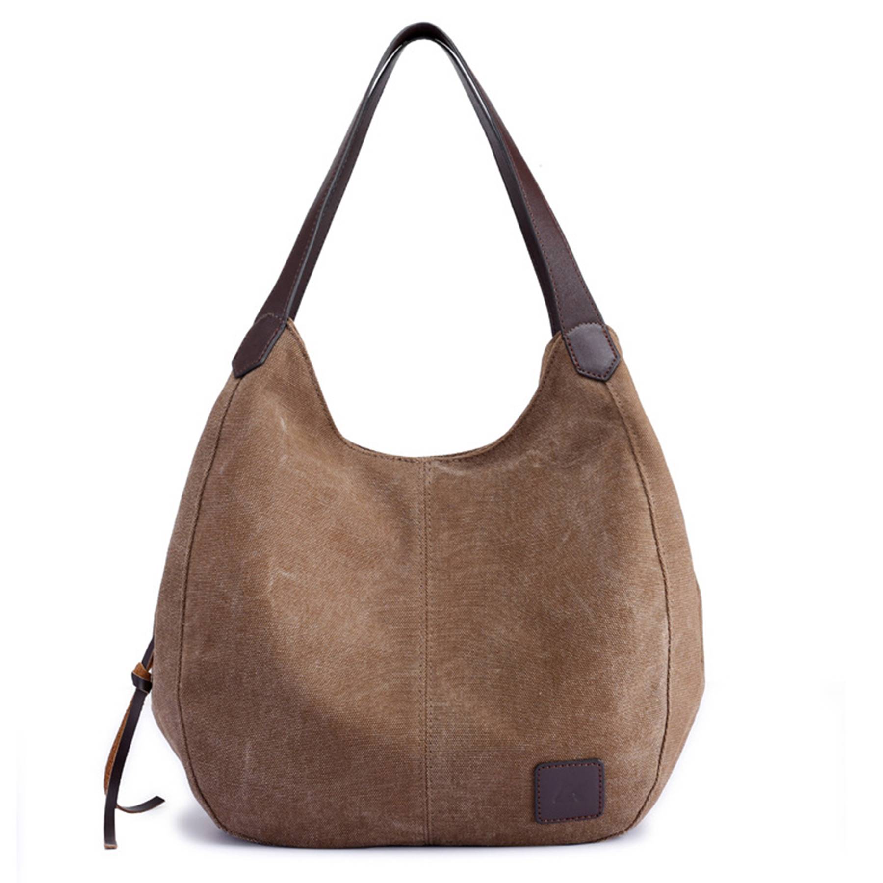 Canvas Women's Multi-pocket Tote Bag, custom tote bag with logo imprint 9