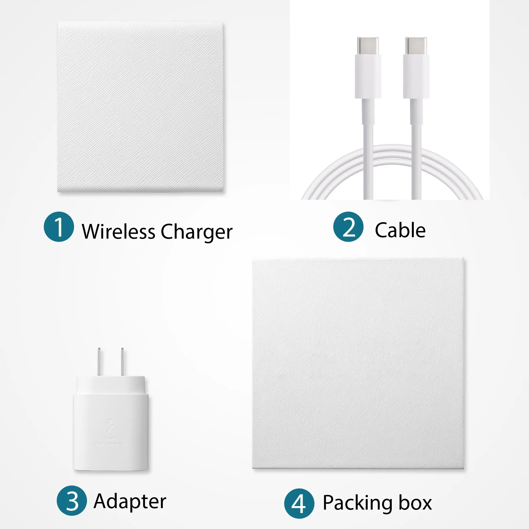 3 in 1 Foldable Wireless Charger with Wall Plug & Gift Box 4