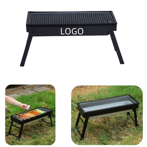 Portable Folding BBQ Grill 4