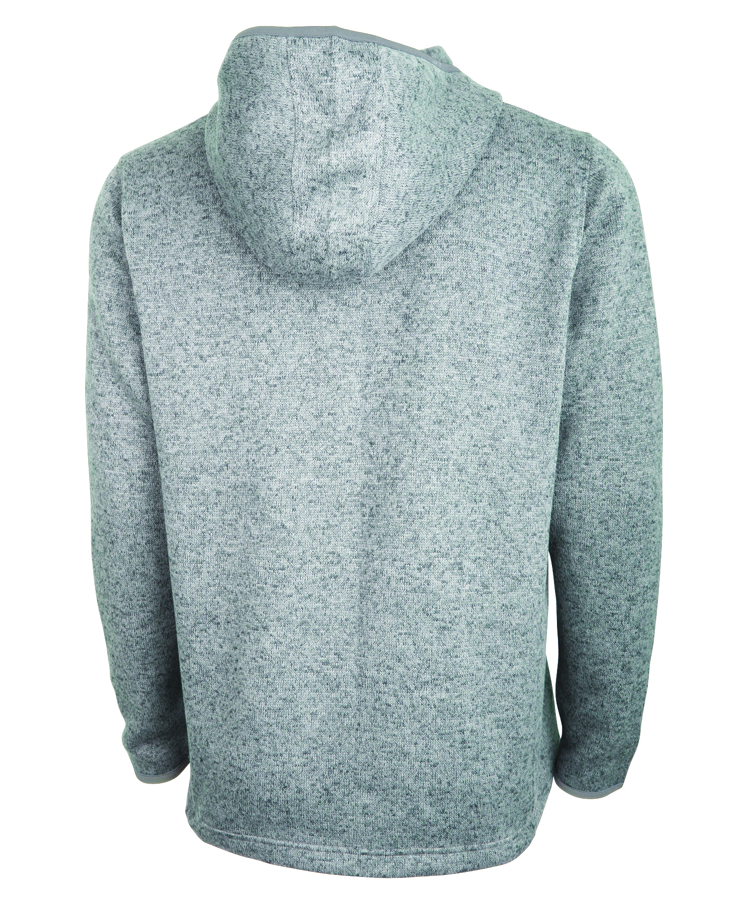 Men's Heathered Fleece Quarter Zip Hoodie