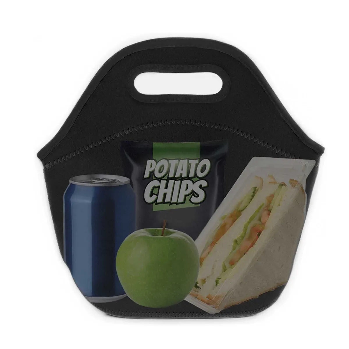 Zippered Neoprene Lunch Bags 6