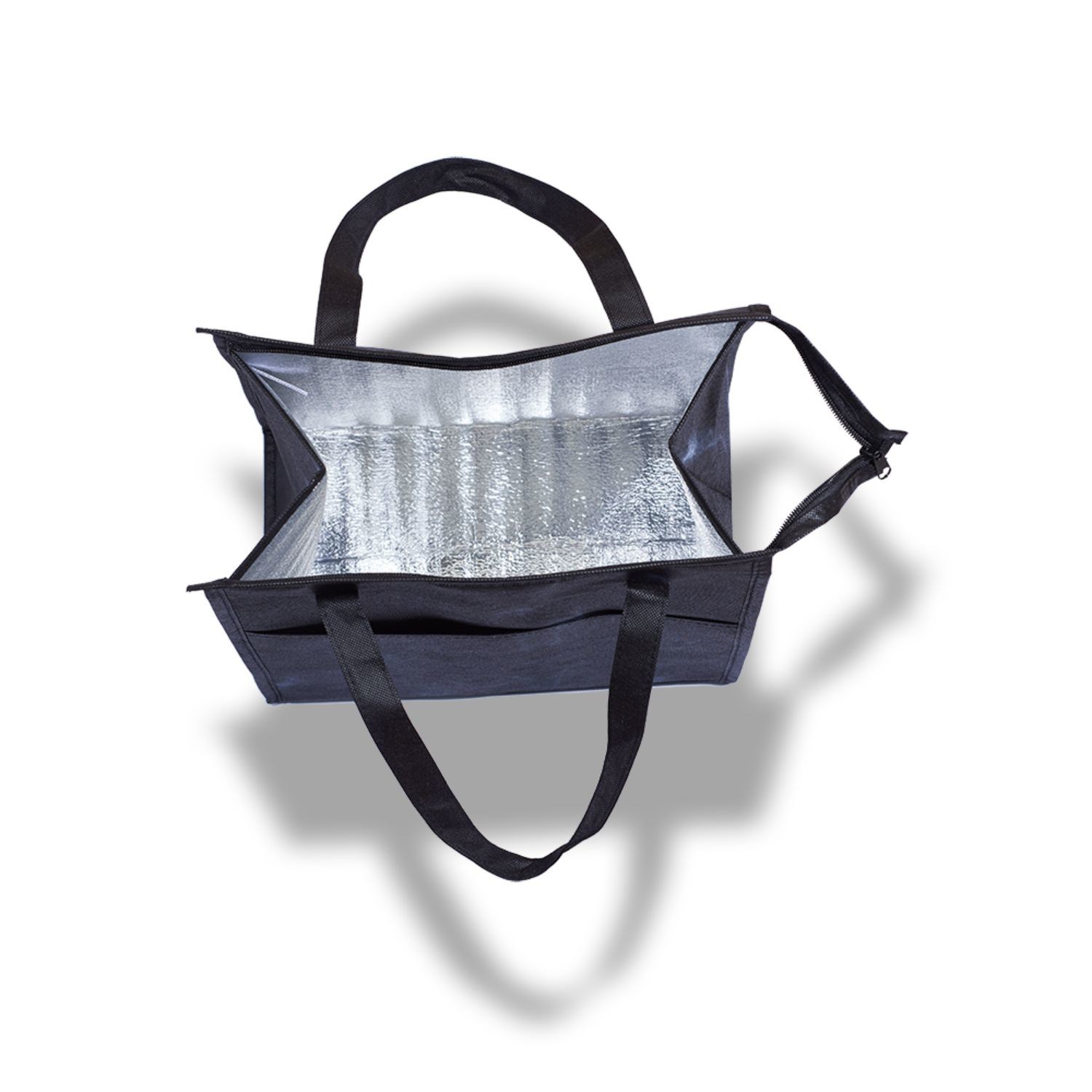 Marble Insulated Shopping Gusset Tote Bag (14.25" x 12.5" x 7.5") 4
