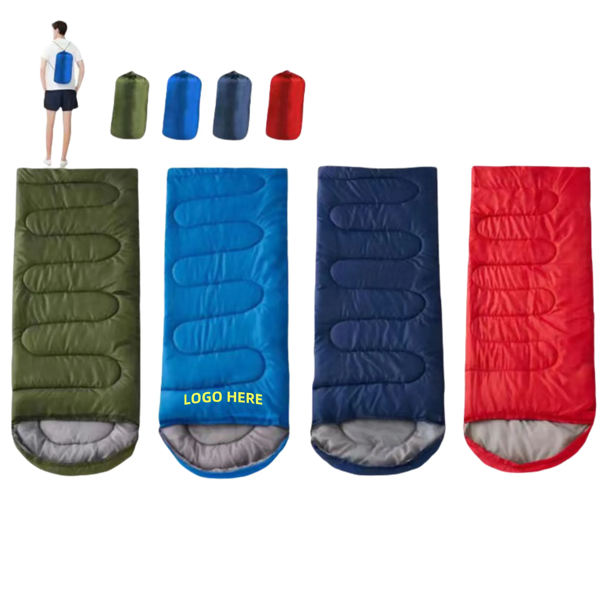 Envelope Hooded Sleeping Bag 2