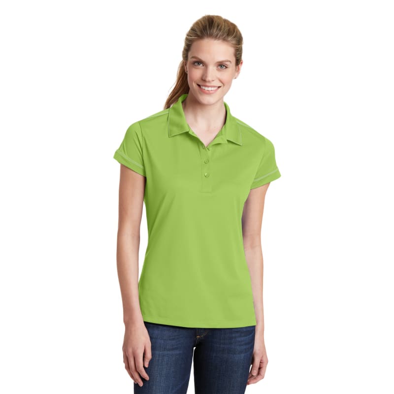 Sport-Tek Women's Contrast Stitch Micropique Sport-Wick Polo. 19