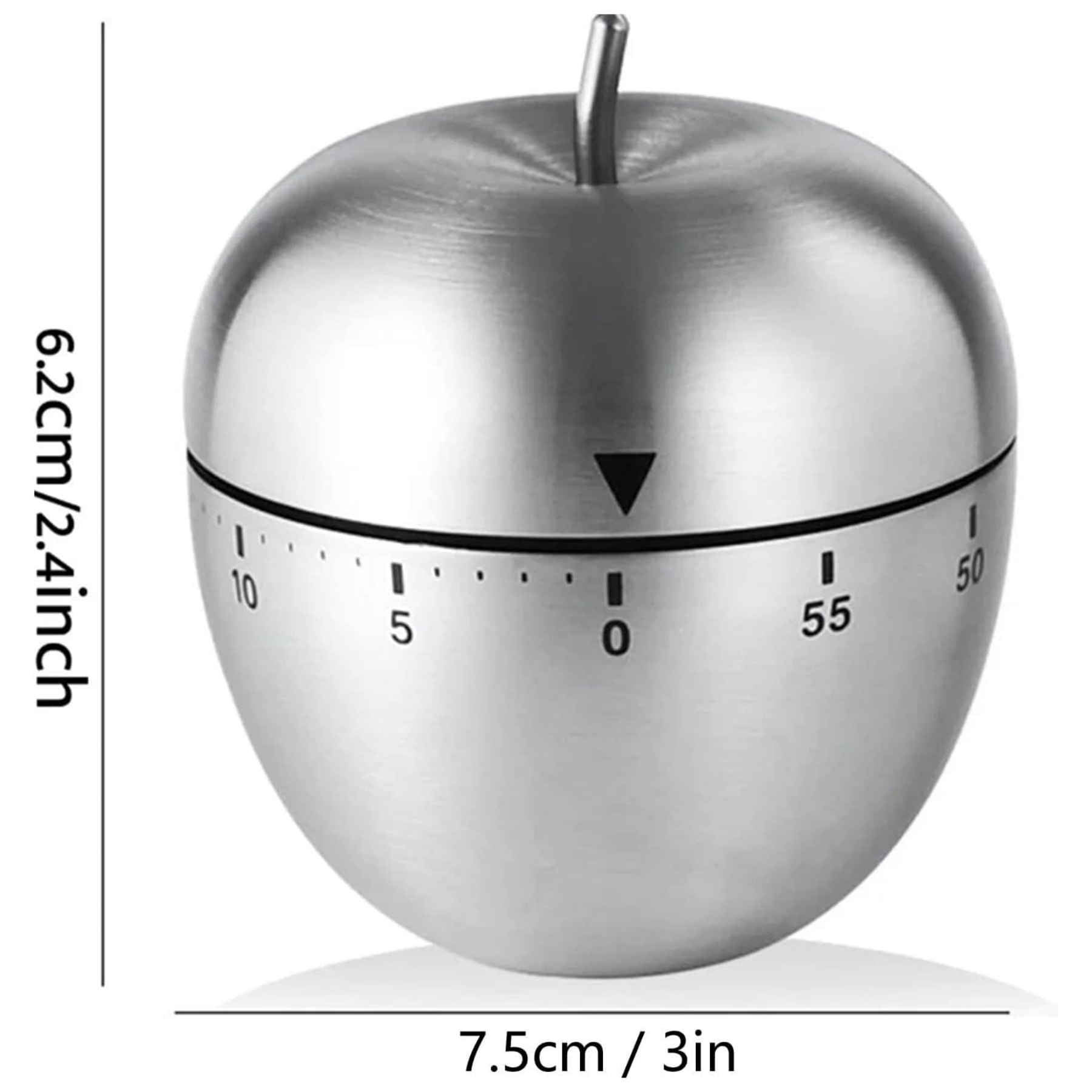 Egg Fruit Shape Stainless Steel Kitchen Timer 2