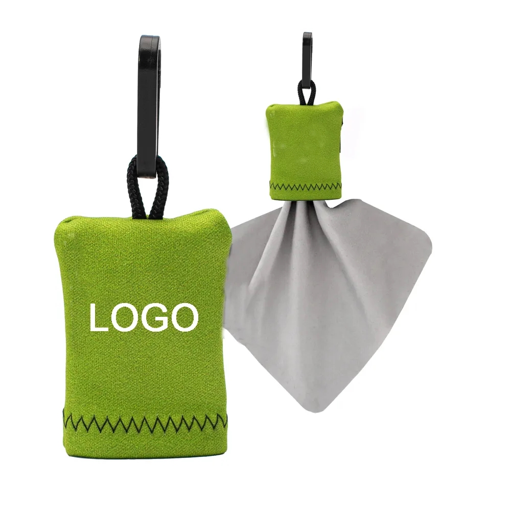 Clip-on Microfiber Lens Cloth Carry Pouch 7