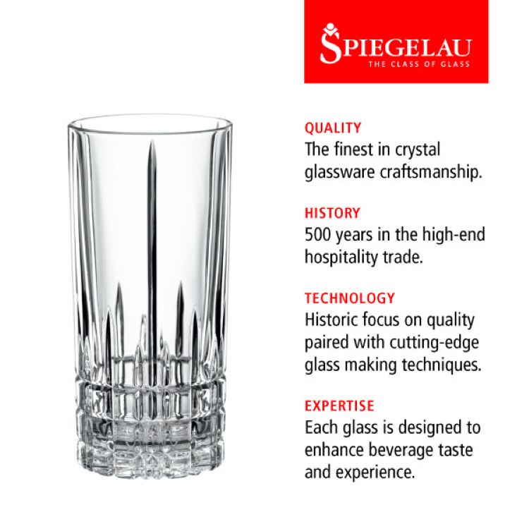 Spiegelau 12.3 oz Perfect Longdrink Glass, set of 4 4