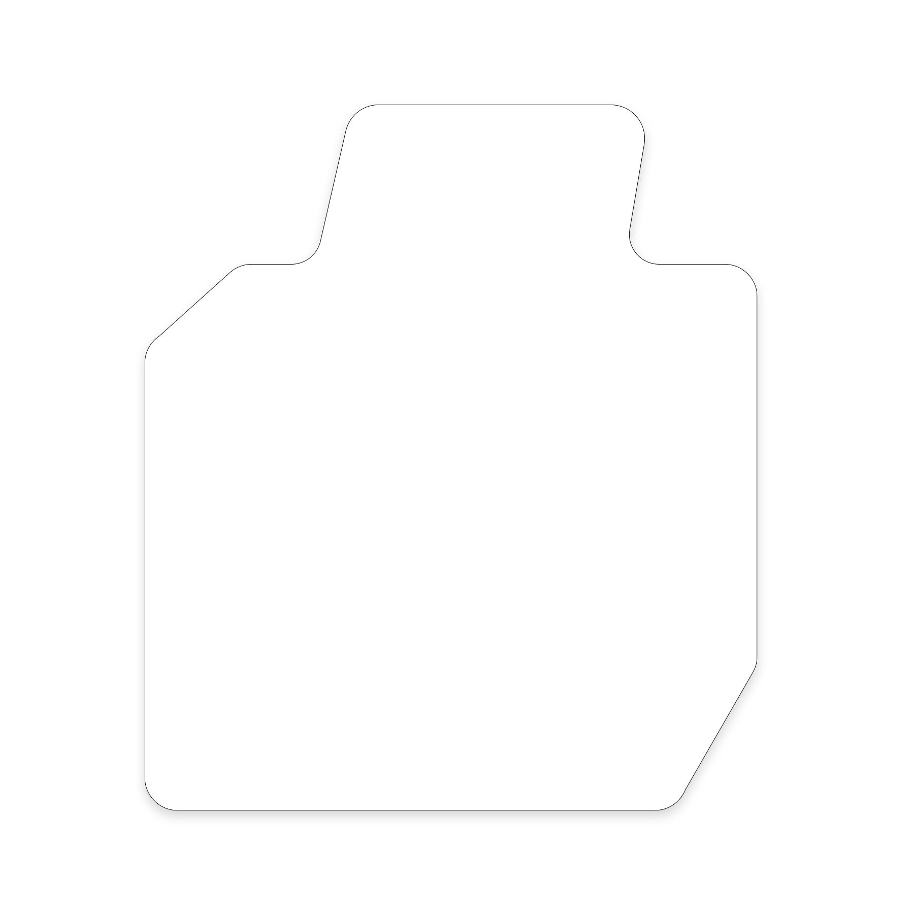 Vote Shaped NoteKeeper™ Magnet 35 Mil 2