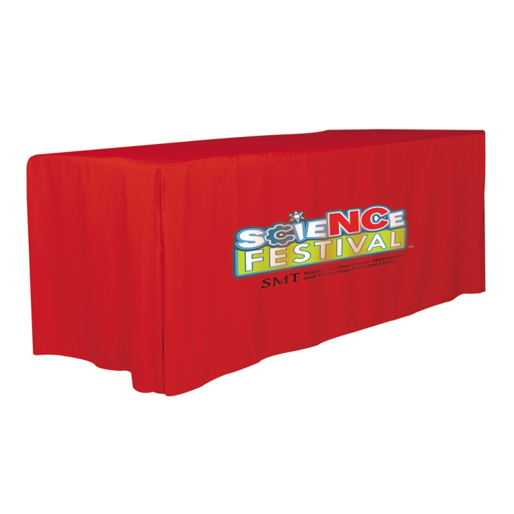 "Omaha Six" 4-Sided Fitted Style Table Covers & Table Throws (PhotoImage Full Color) / Fits 6 ft Tab 9