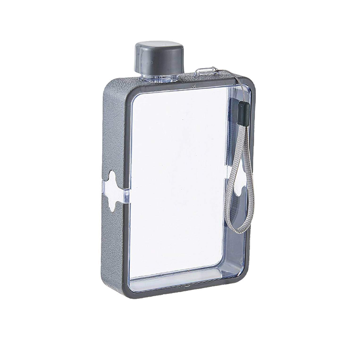13.5oz Plastic Square Clear Water Bottle 9
