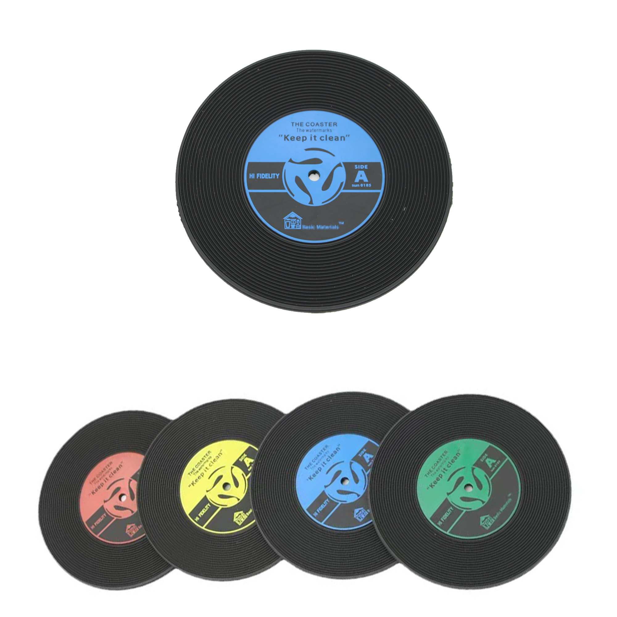 Record Coaster Music Party Cup Mat 2