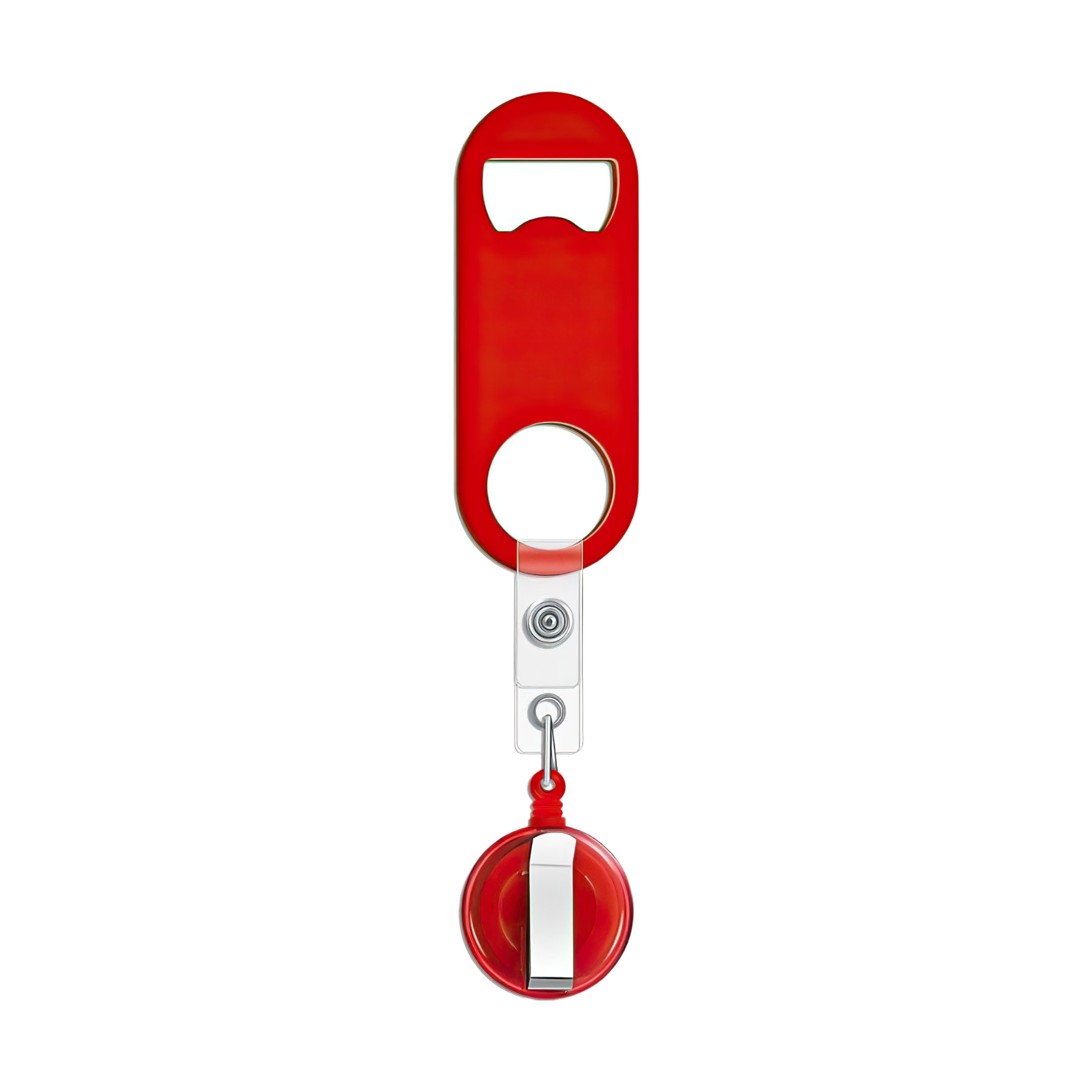 Retractable Metal Bottle Opener With Clips 3
