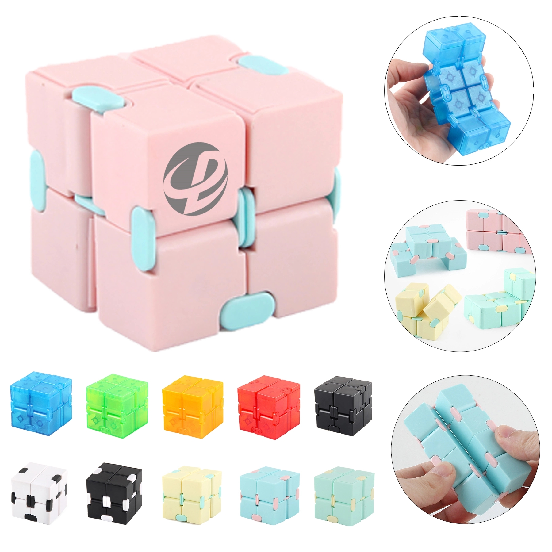 Infinity Cube Fidget Toy Stress Relieving Fidgeting Game 1