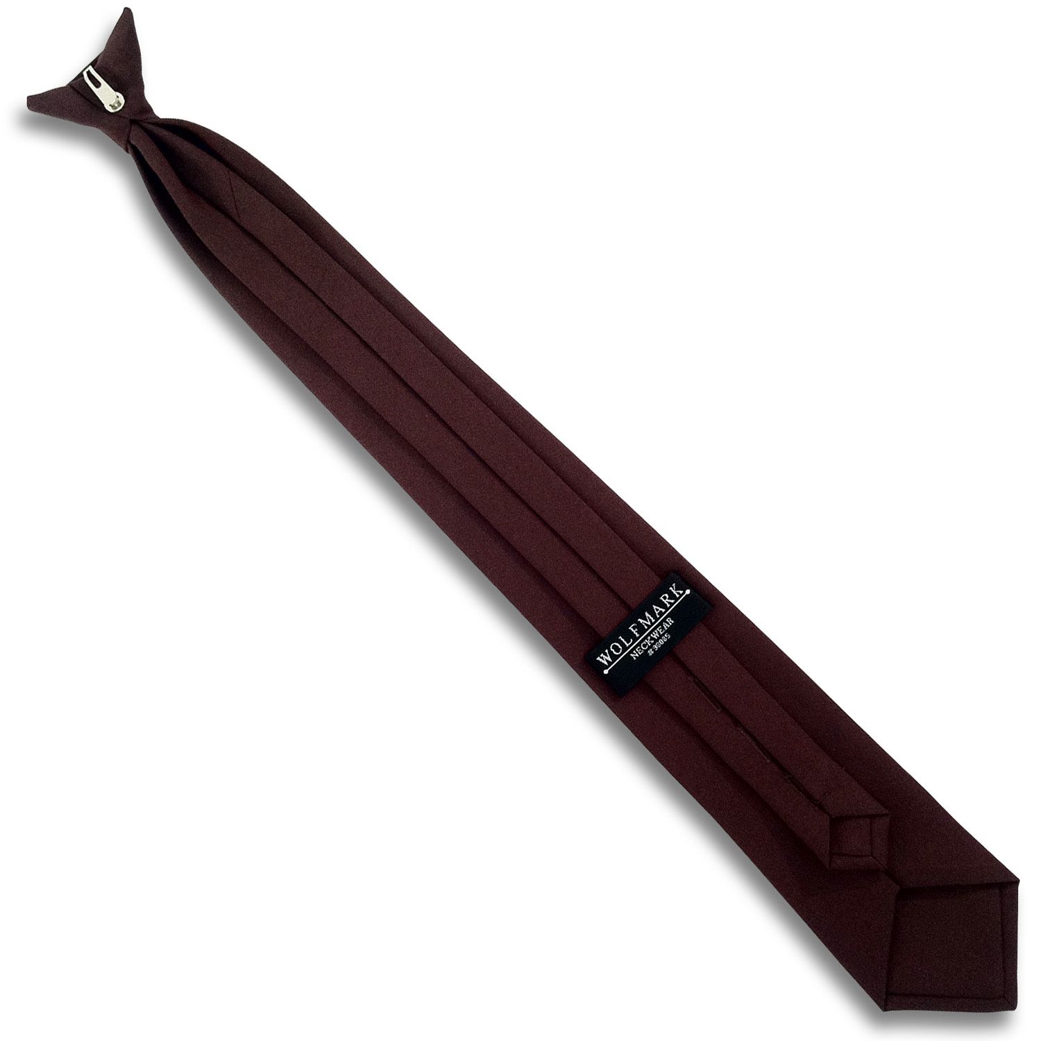 Maroon 22" Clip On Tie 1