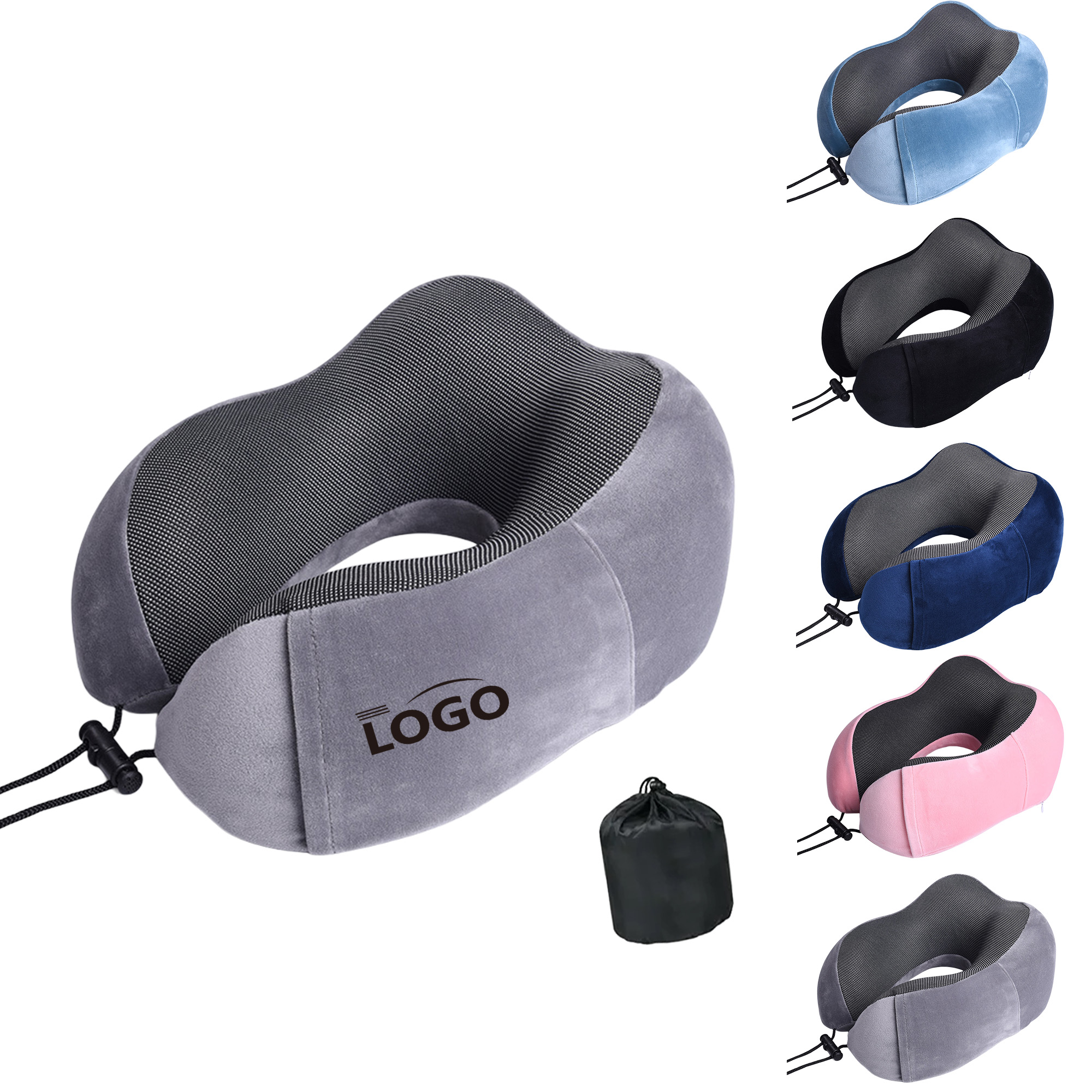 U - Shaped Neck Support Pillow With Carry Bag 3