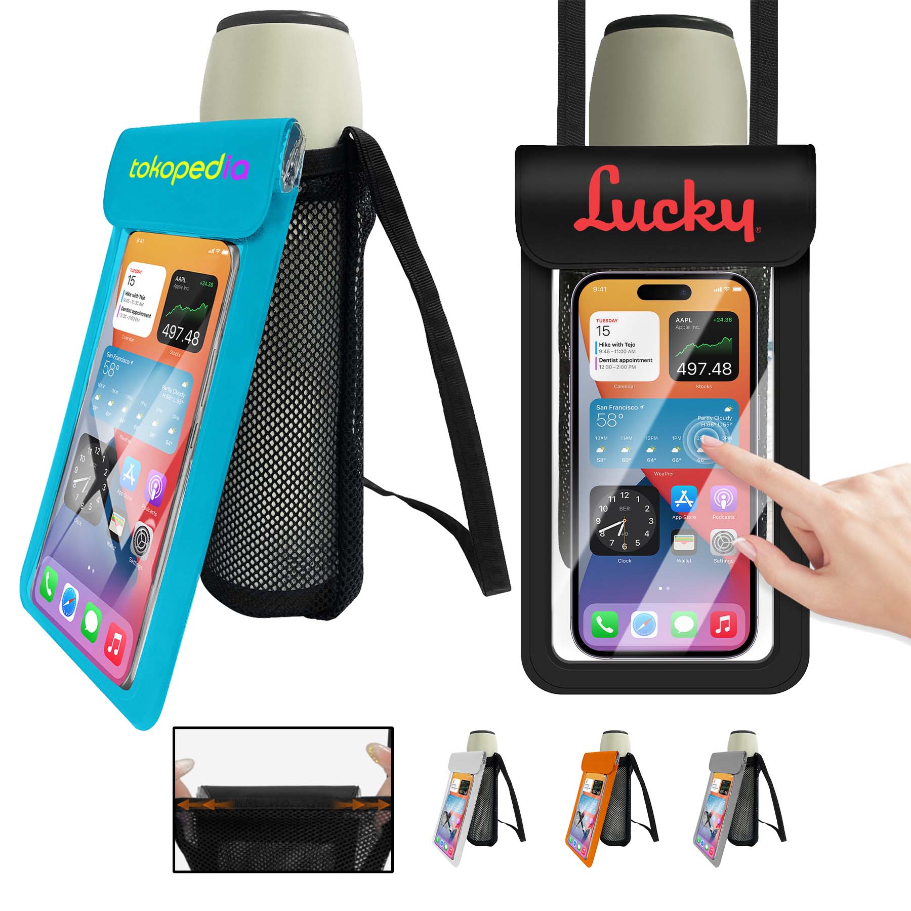 Jovik 2in1 Waterproof Phone Pouch 2