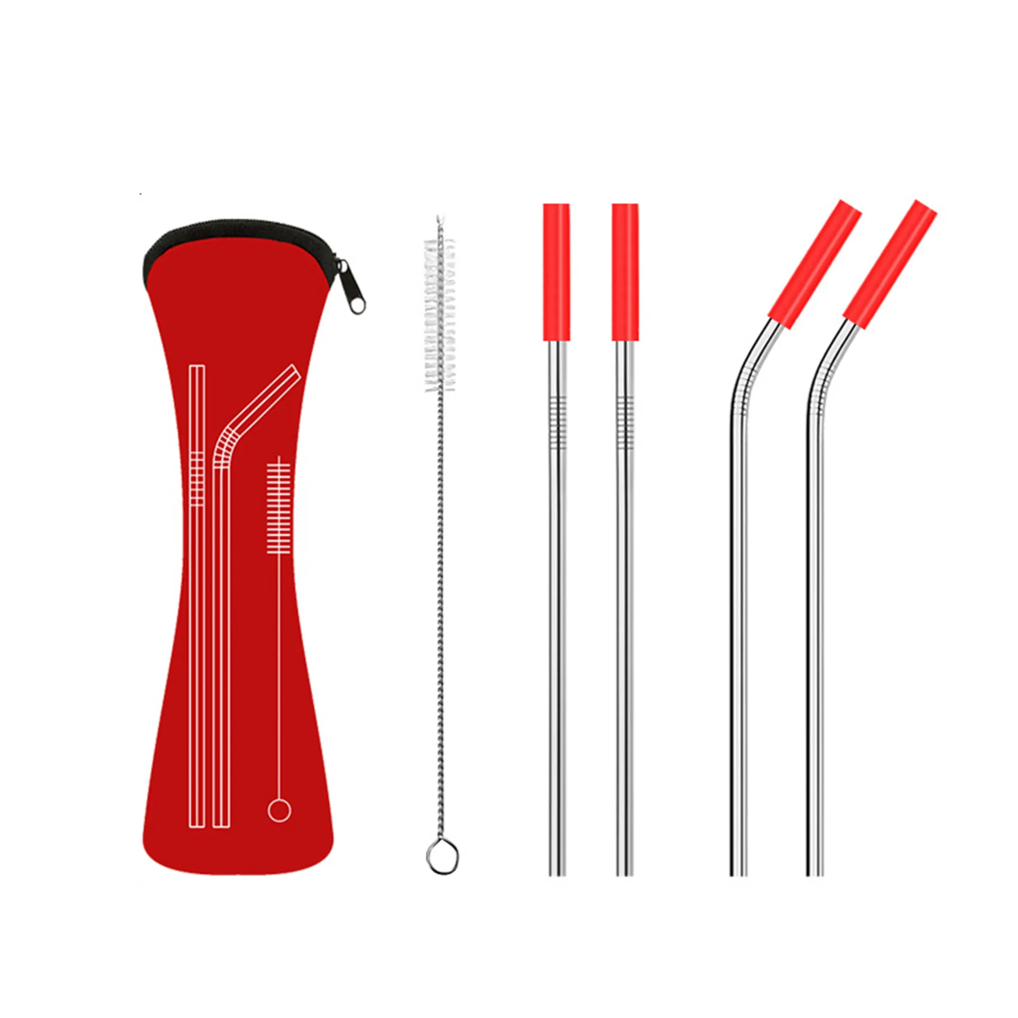 Stainless Steel Straw Set 3