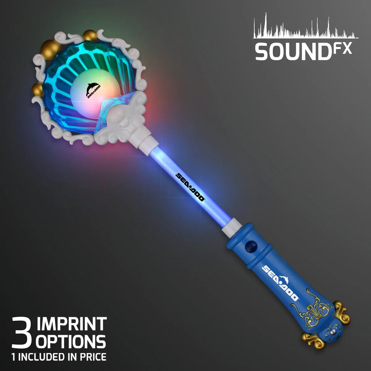 Blinky Pearl Seashell Toy Wand with Music 2