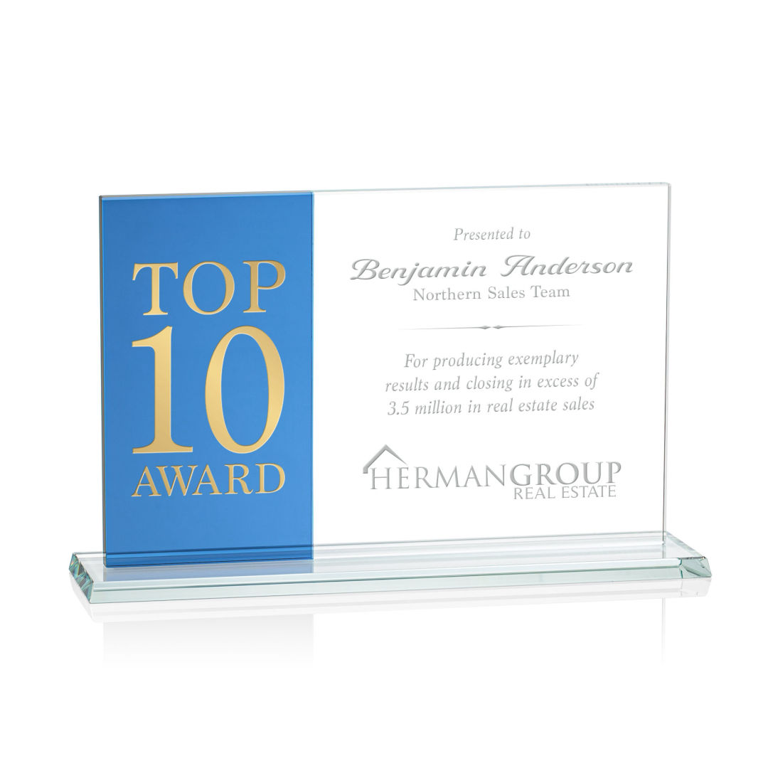 Composite Horizontal Award - Blue 6