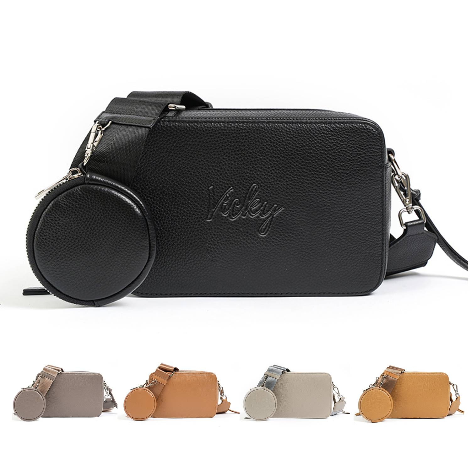 Genuine Soft Leather Crossbody Bag 13