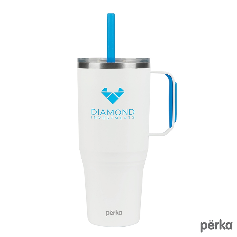 Perka® Portofino 36 oz. Double Wall Recycled Stainless Steel Travel Mug 60