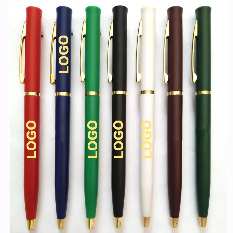 Gold Trim Hotel Twister Pen 5