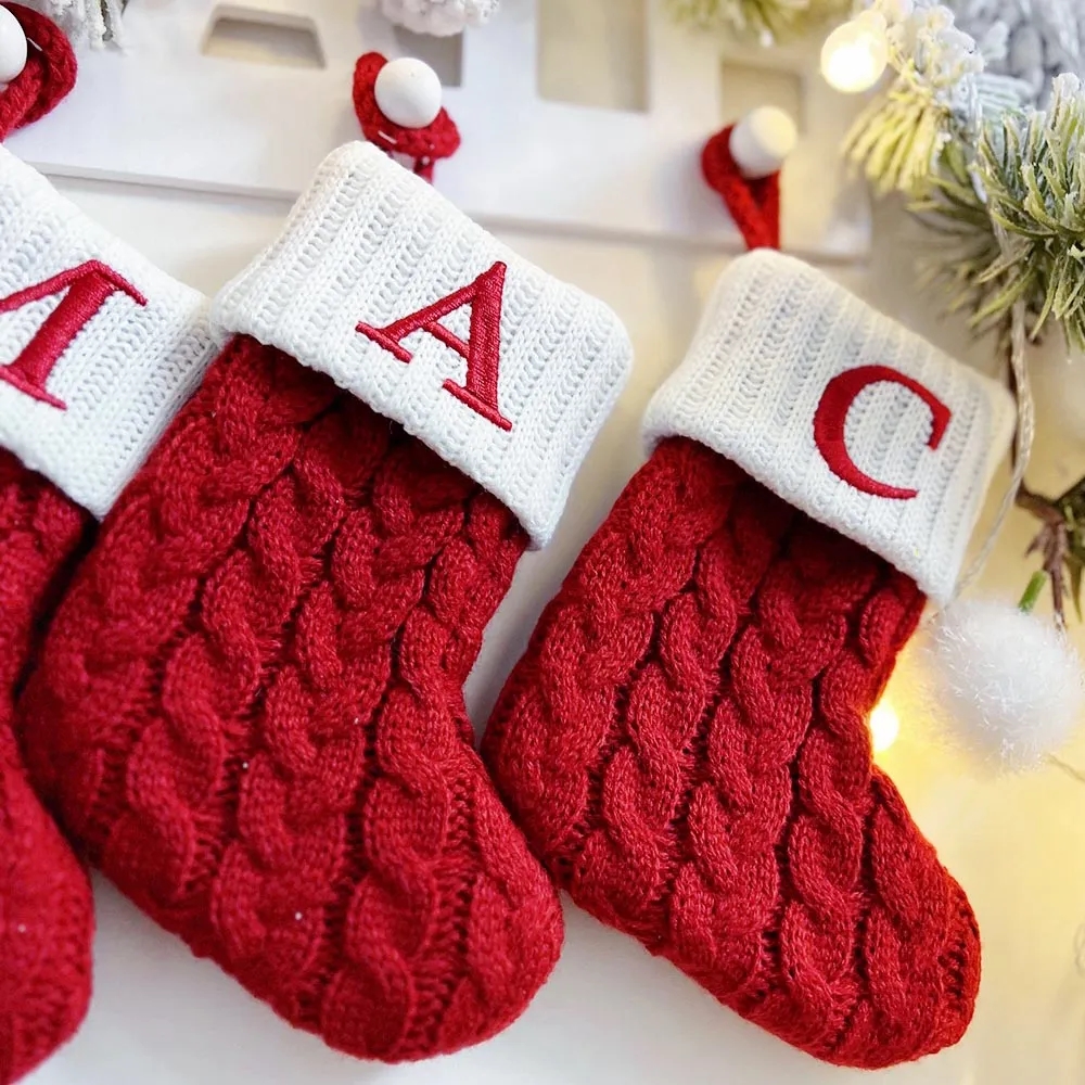 Knitted Christmas Stockings 3